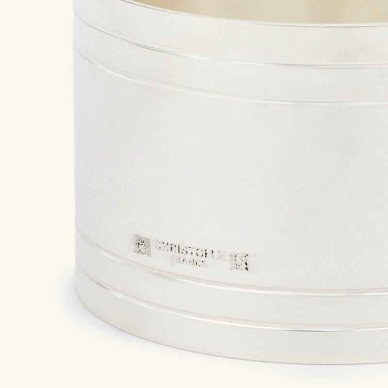 كريستوفل حلقة المناديل نتالي باللون الفضي