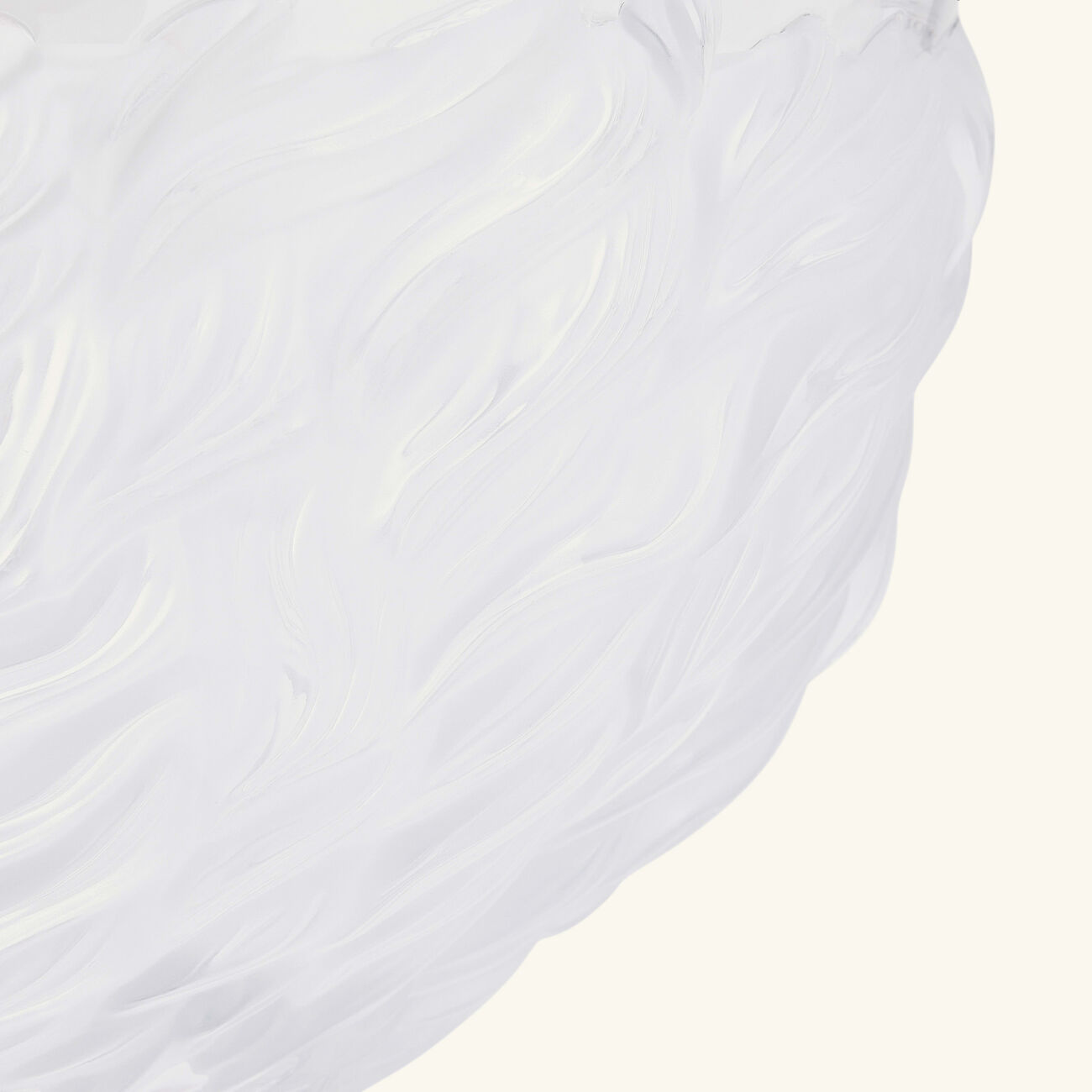 lalique fourrure centerpiece clear