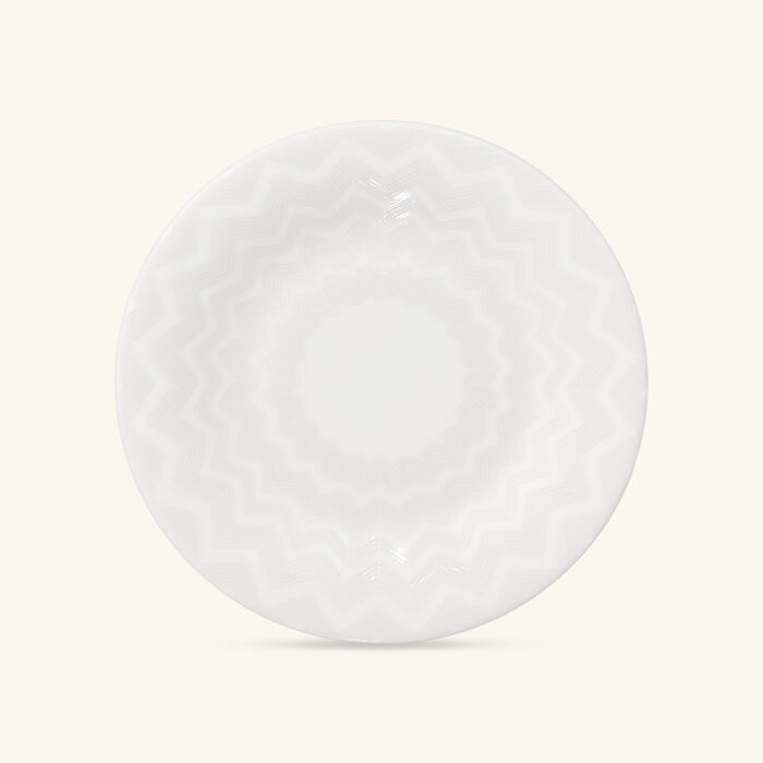 missoni home zig zag bread   butter plate round white 15 cm set of 2