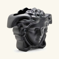 versace medusa grande vase small black