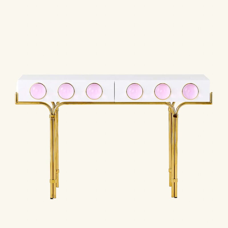 Globo Console White jonathan adler globo console white
