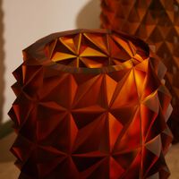 Heroine Vera Vase Round Medium Amber ruckl heroine vera vase round medium amber