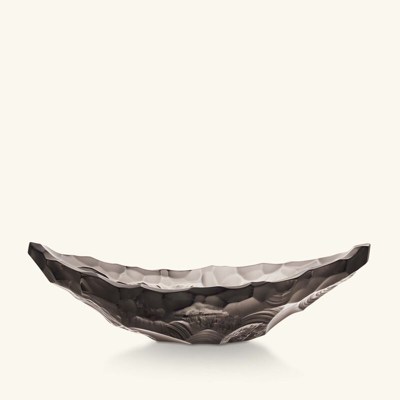 لاليك قطعة الديكور تيرامينيرال سيلكس صغيرة رمادية