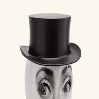 Smilzo Moustache Vase Medium White fornasetti smilzo moustache vase medium white