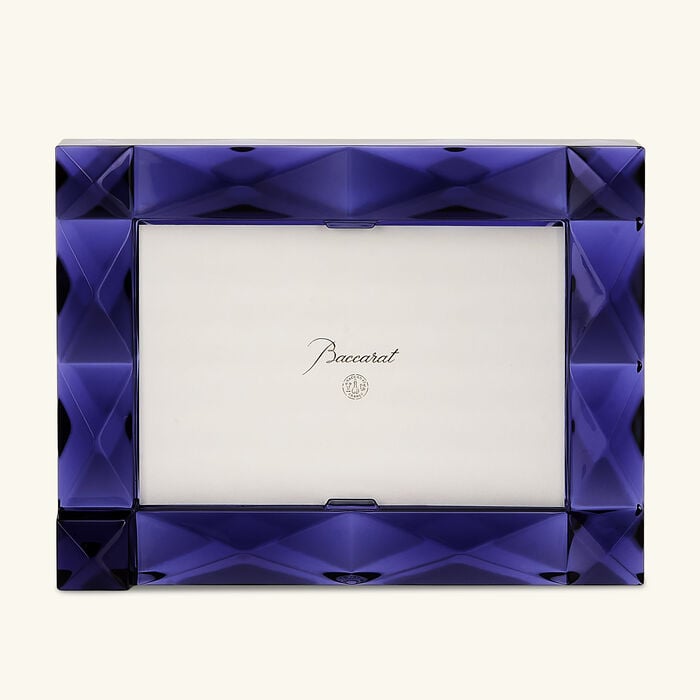 Louxor Picture Frame Blue 10x15cm baccarat louxor picture frame blue 10x15cm