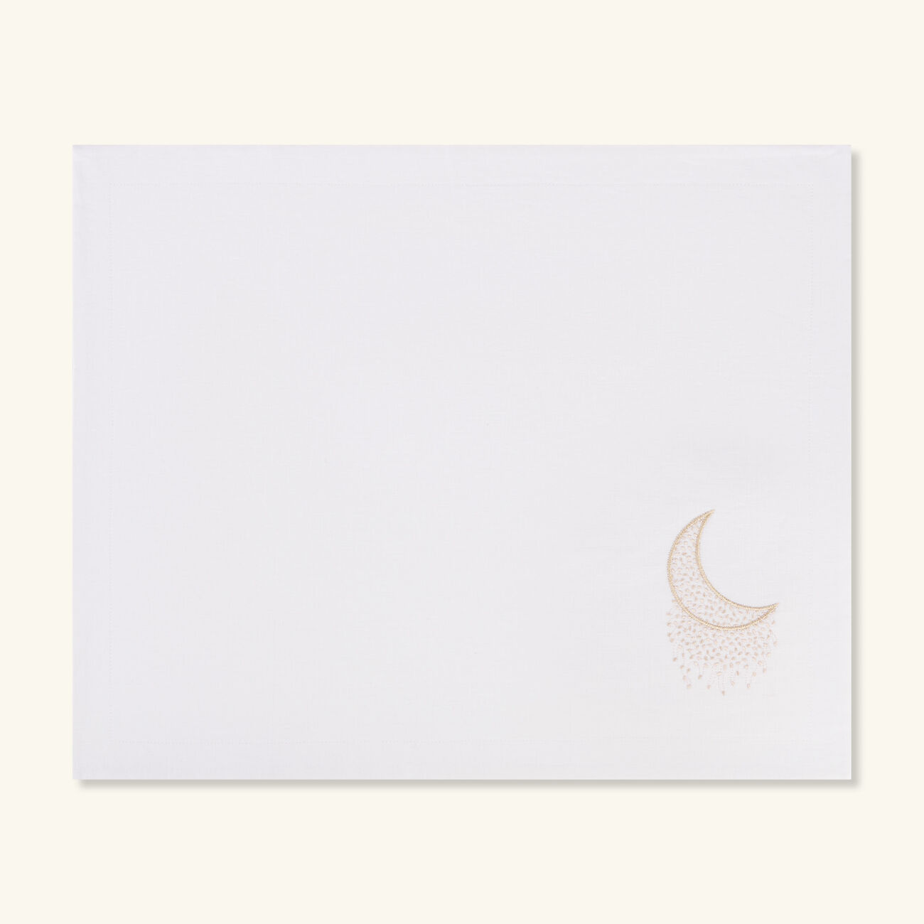 catherine denoual fairy moon placemat white