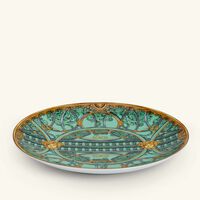 فيرساتشي طبق سكالا ديل بالاتسو دائري أخضر 21 سم