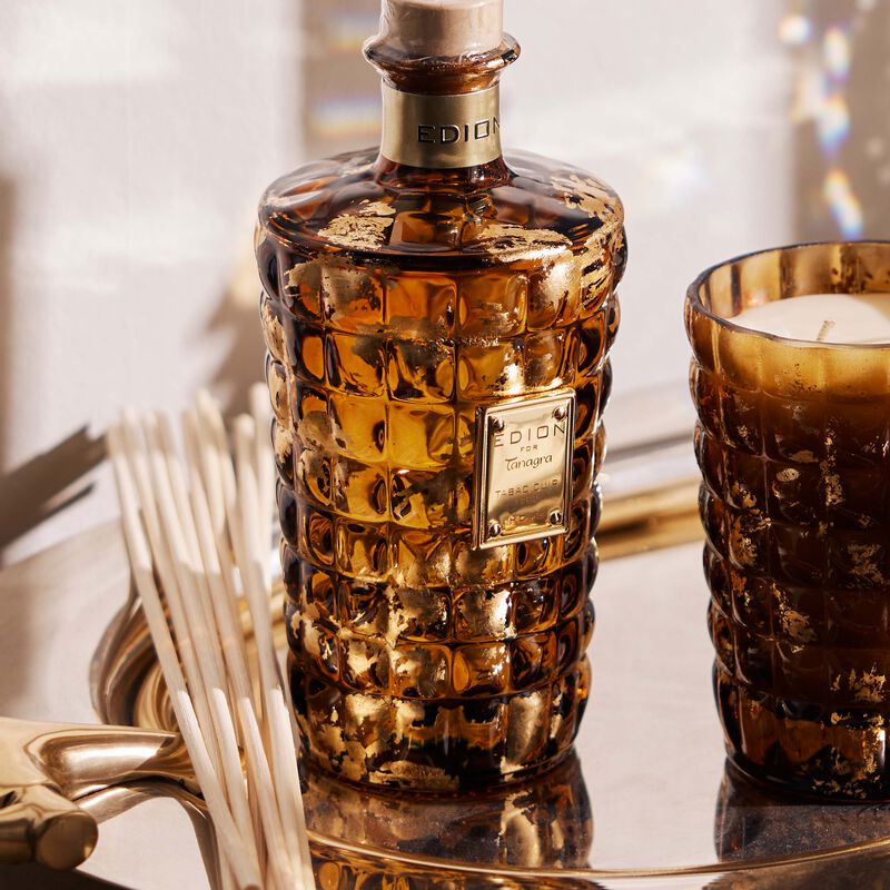 إديون شمعة وموزع عطر توباكو أمبر