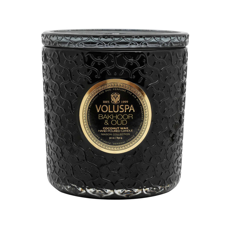 Bahkoor & Oud Luxe Candle, large