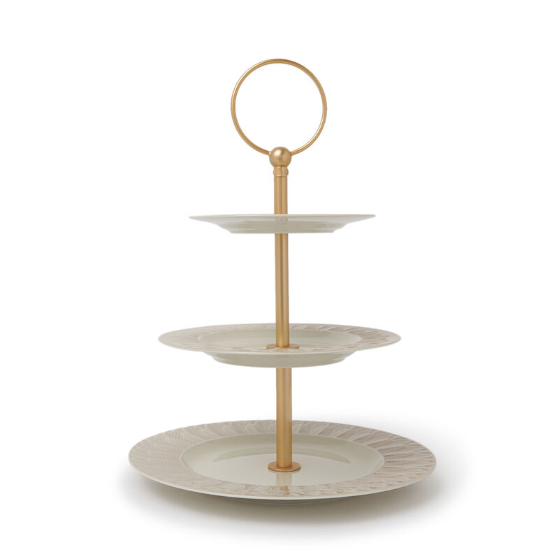 Peacock 3-Tier Cake Stand, large