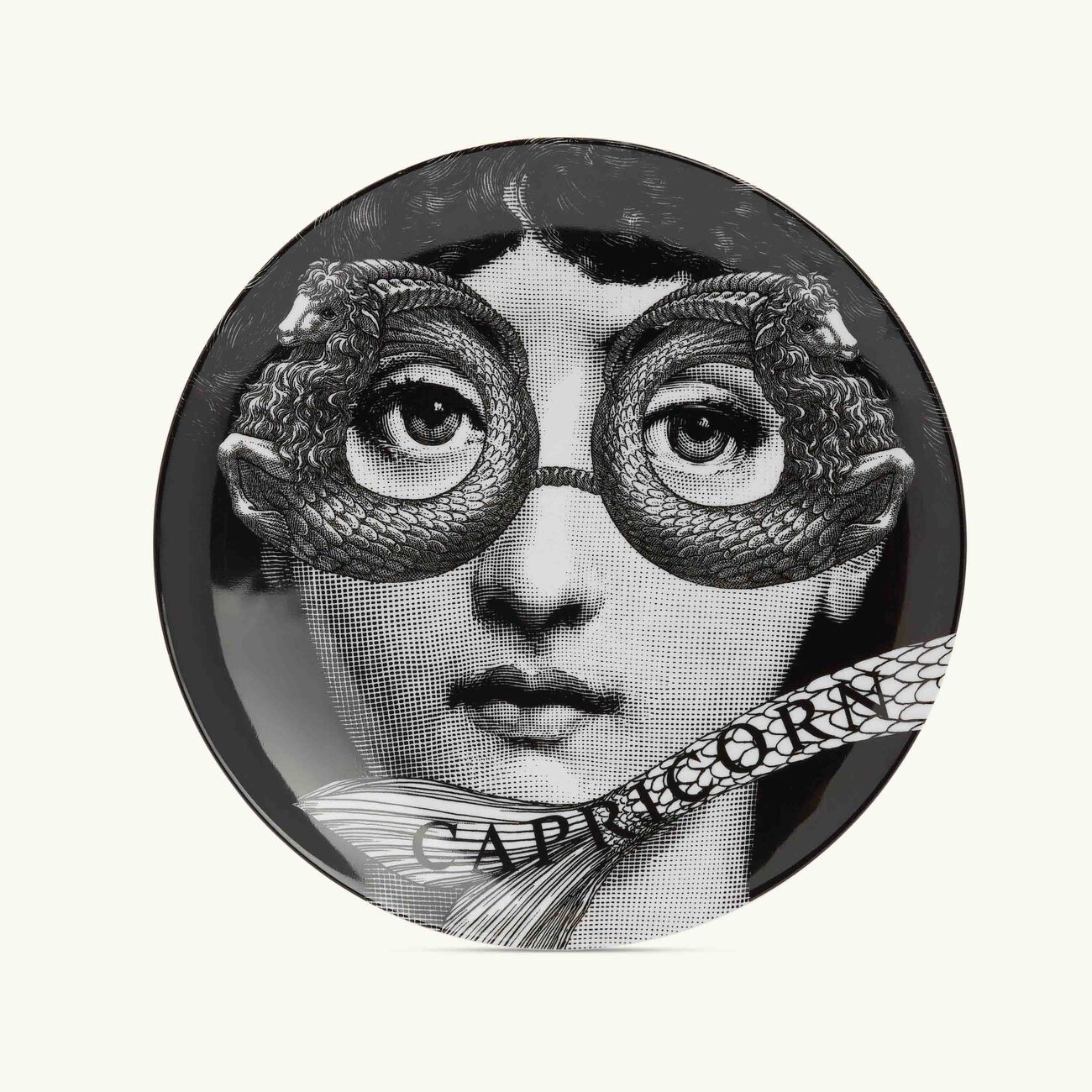 Tema e Variazioni no.357 Capricorn Wall Plate fornasetti tema e variazioni no 357 capricorn wall plate