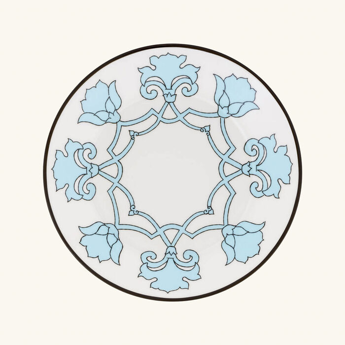 pinto paris jaipur dessert plate round aqua 21cm