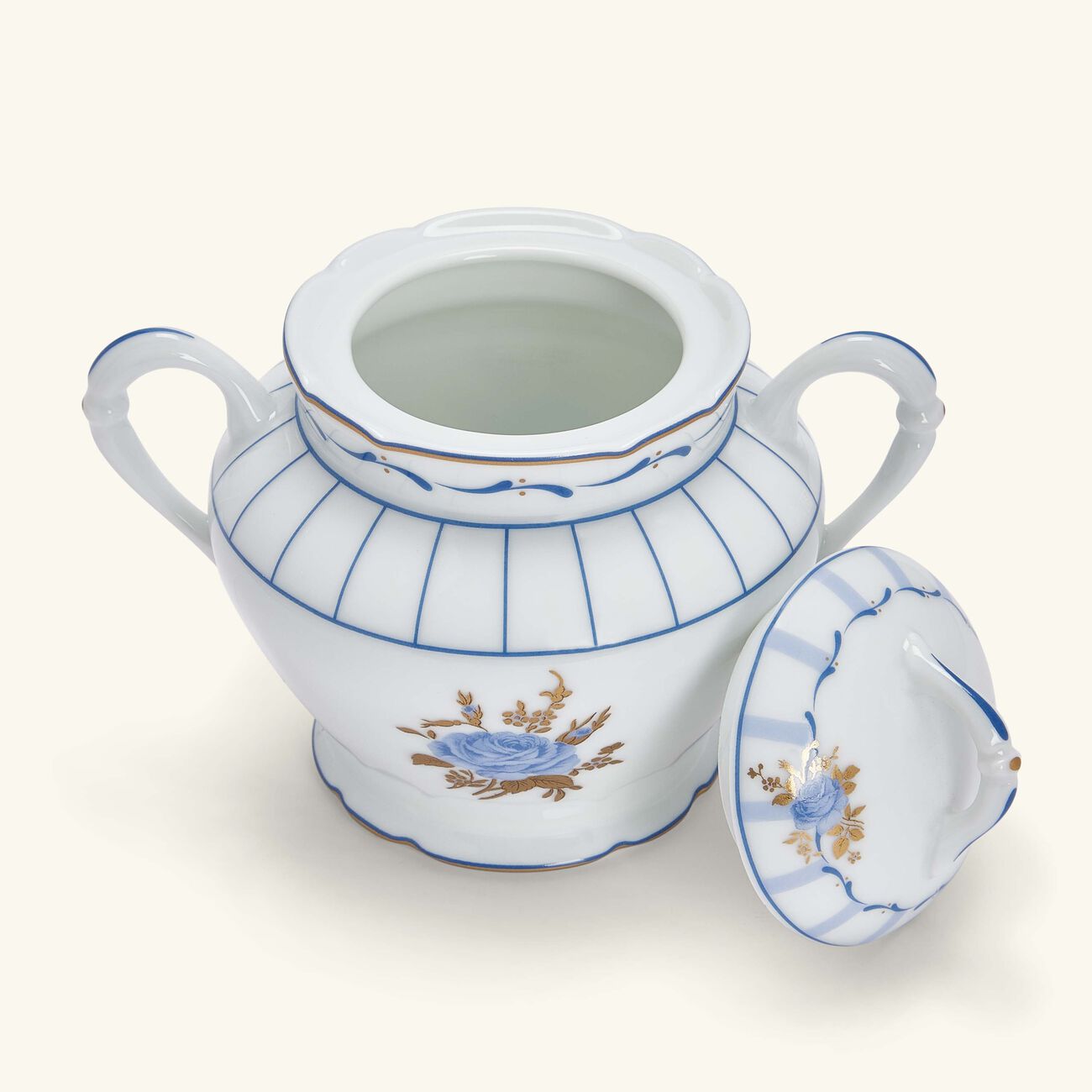 Brocante Sugar Bowl Blue bernardaud brocante sugar bowl blue