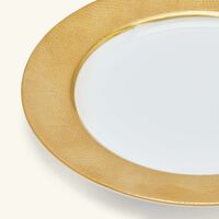 Sauvage Blanc Salad Plate Round Gold 21cm bernardaud sauvage blanc salad plate round gold 21cm