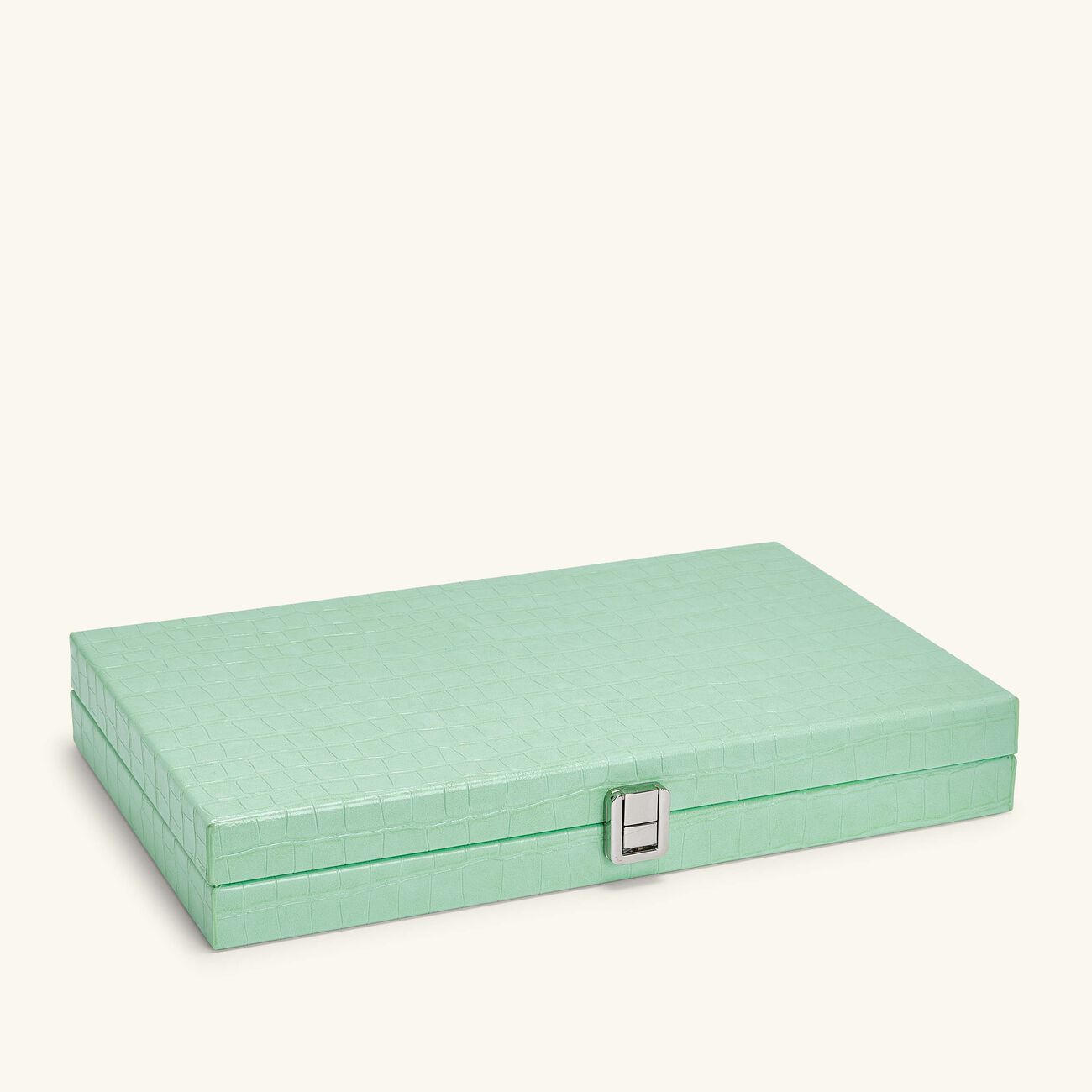 Mint Crocodile Backgammon Set Medium vido mint crocodile backgammon set medium