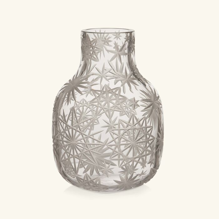 ruckl krakatit vase round medium clear