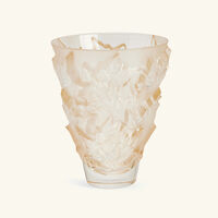 lalique champs  lys es vase small gold