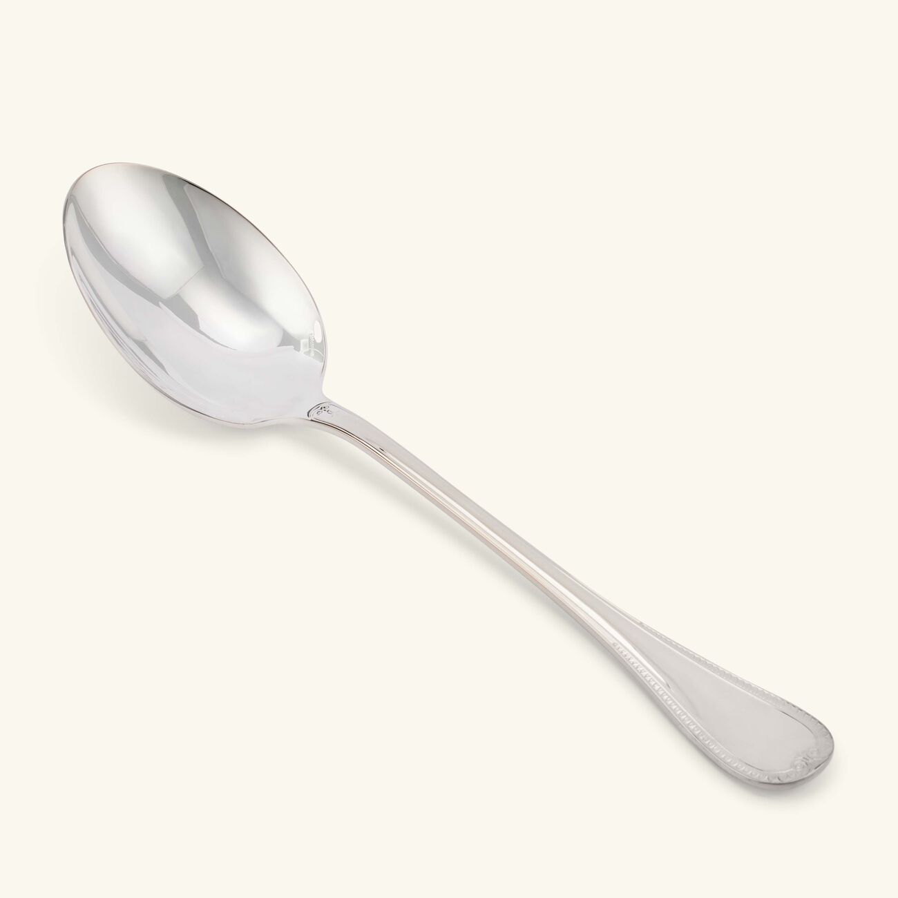christofle malmaison serving spoon silver plated