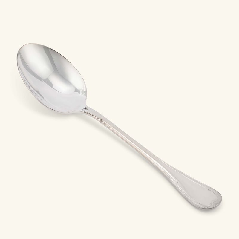 christofle malmaison serving spoon silver plated