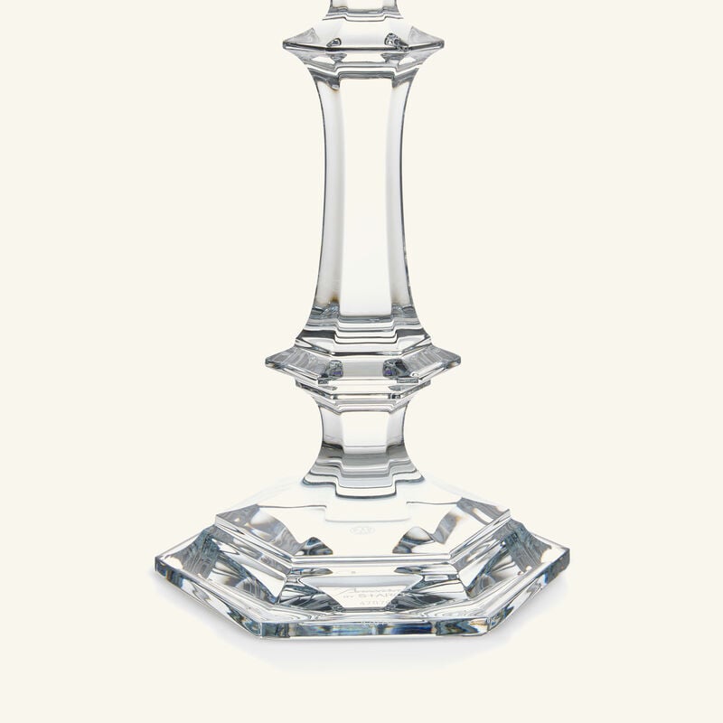 baccarat our fire candle holder silver