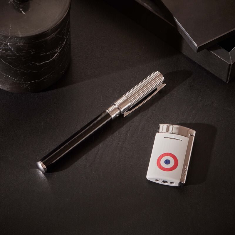 D-Initial Rollerball Pen Black st dupont d initial rollerball pen black