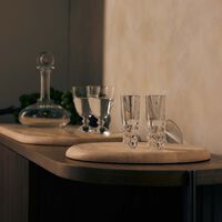 baccarat louxor drinking glass clear set of 2