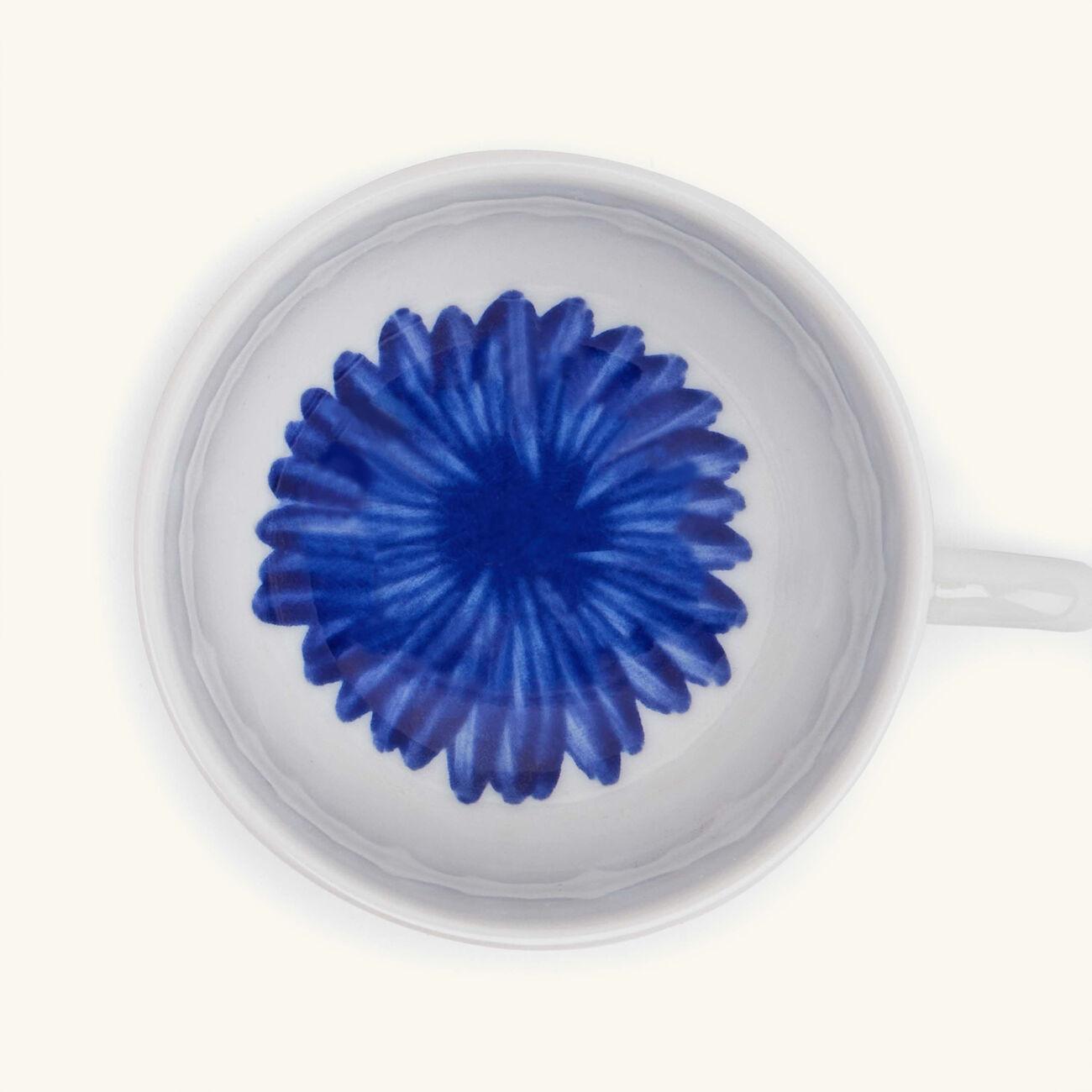 bernardaud in bloom coffee cup   saucer blue