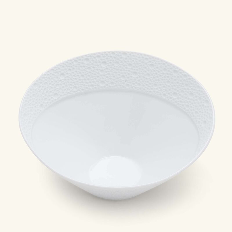 bernardaud ecume salad bowl white