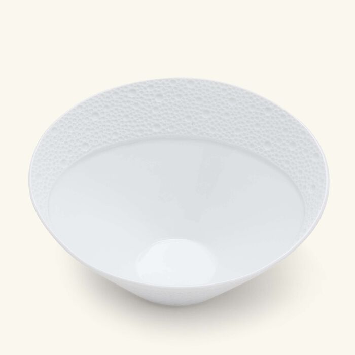 Ecume Salad Bowl White bernardaud ecume salad bowl white