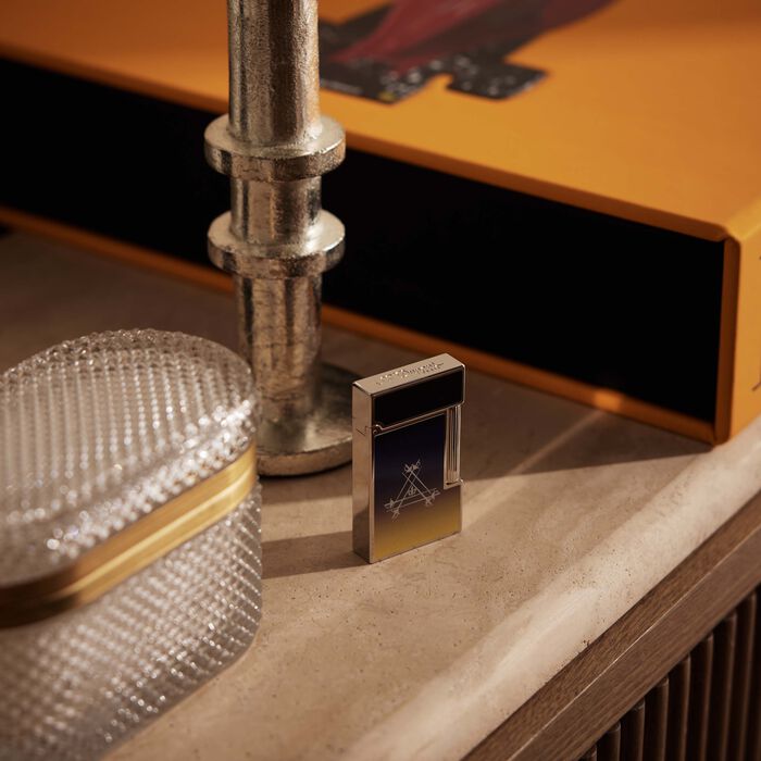 st dupont ligne 2 montecristo lighter blue