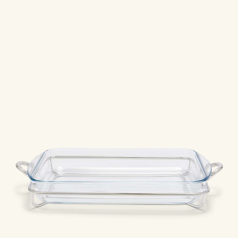 كريستوفل طبق الخَبز فيرتيجو باللون الفضي 35 سم