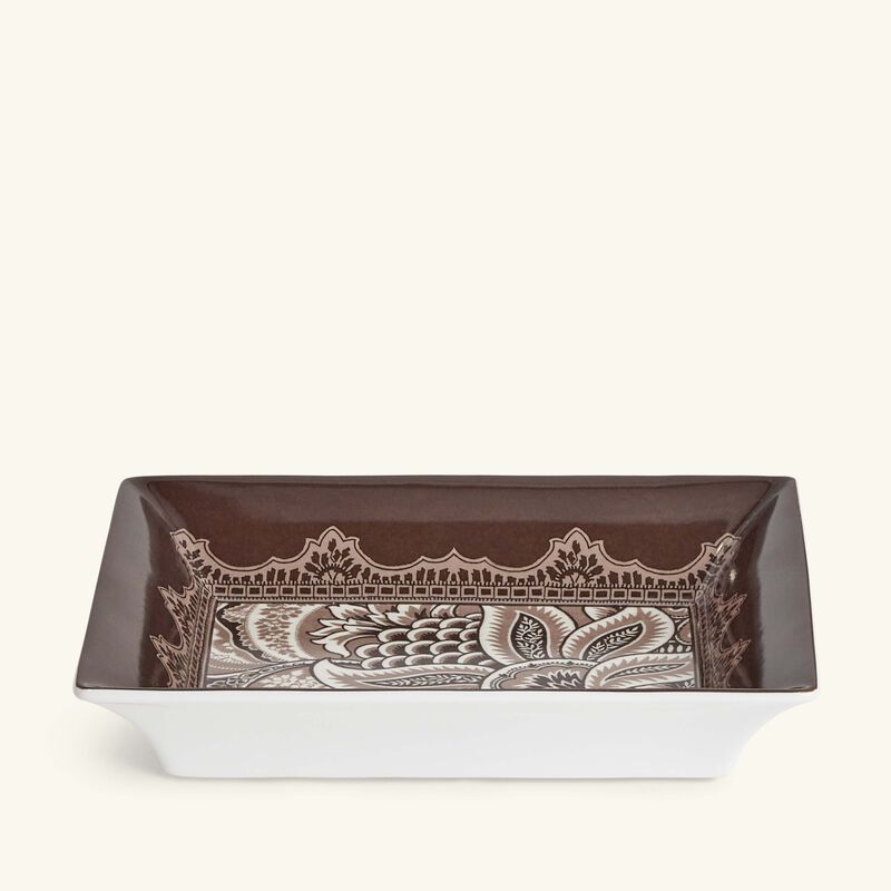 etro bloom trinket tray rectangular small green