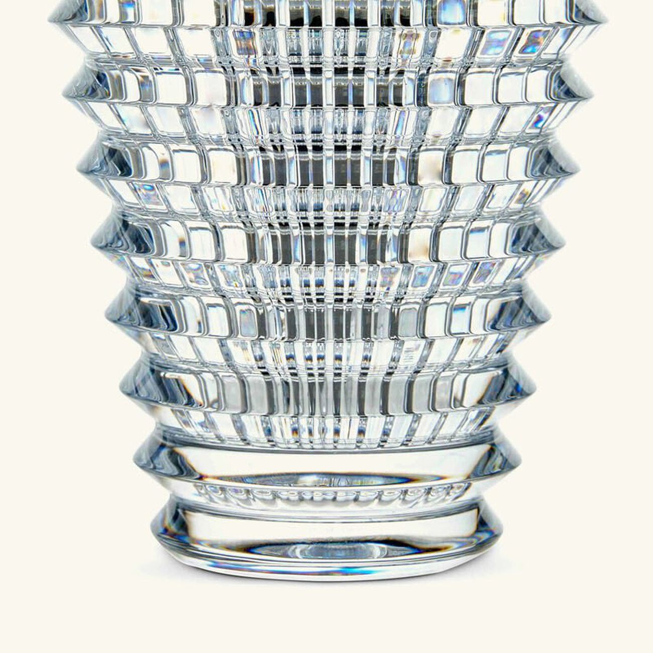 baccarat eye vase round small clear
