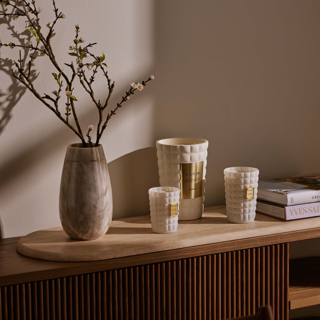 edion cello suite no 25 grenade harmony bianca scented candle 2 5kg