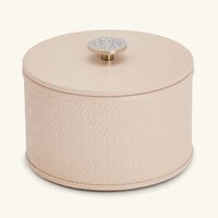 Elie Saab Trinket Box Round Small Torrone Beige giobagnara elie saab trinket box round small torrone beige