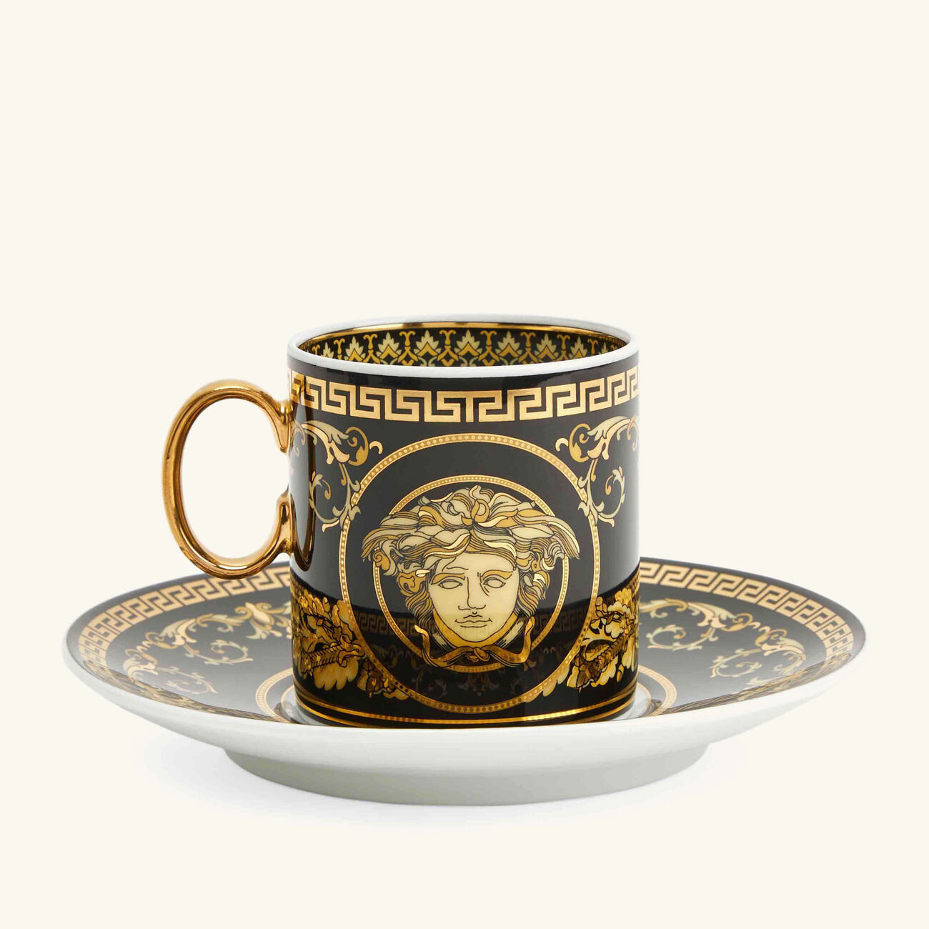 versace virtus gala coffee cup black