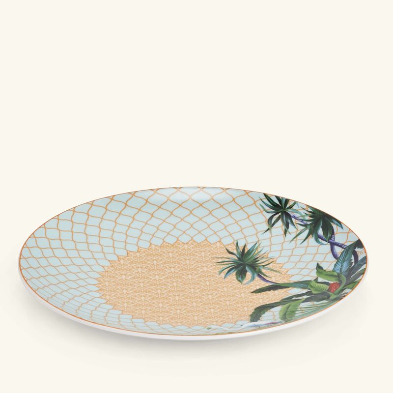 Tropiques Salad Plate Round Blue 21cm bernardaud tropiques salad plate round blue 21cm