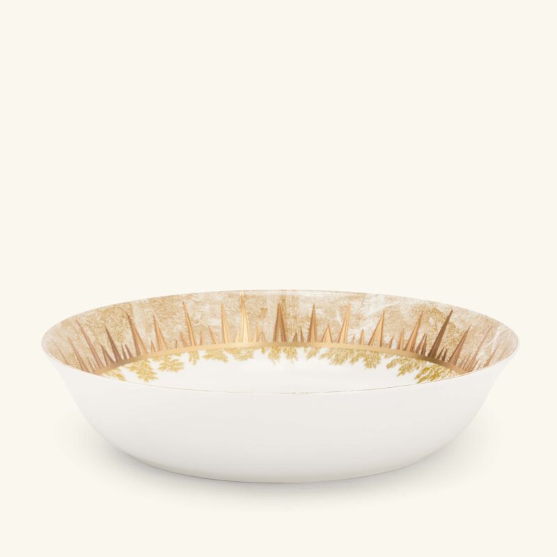 bernardaud versailles enchante open vegetable bowl gold