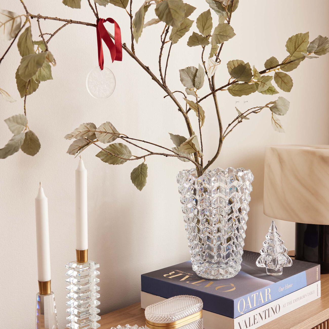 lalique terramineral frost ornament mini clear