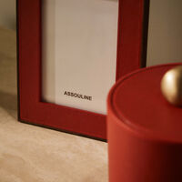assouline heritage frame red 24x19 cm