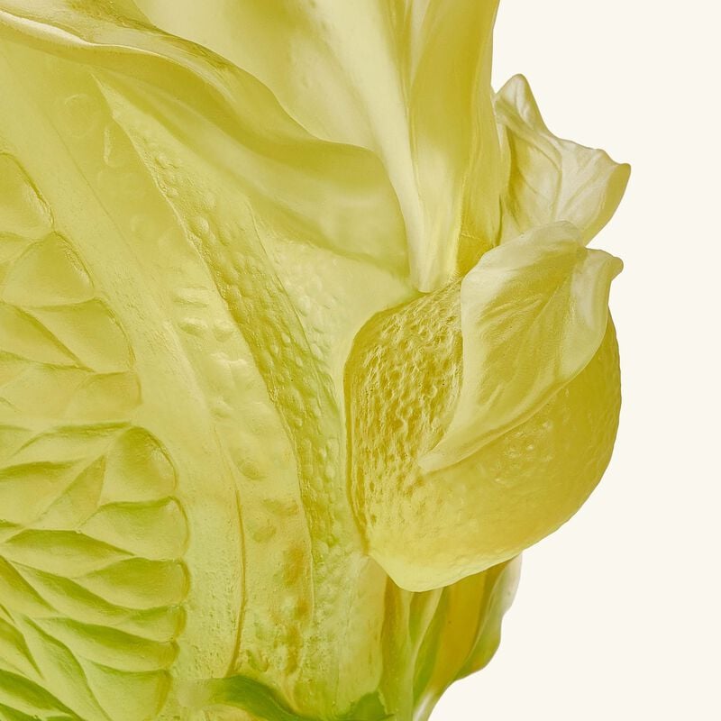 Citrus Vase Large Yellow Limited Edition daum citrus vase large yellow limited edition