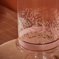 dimlaj nagham cake stand with lid clear 12cm