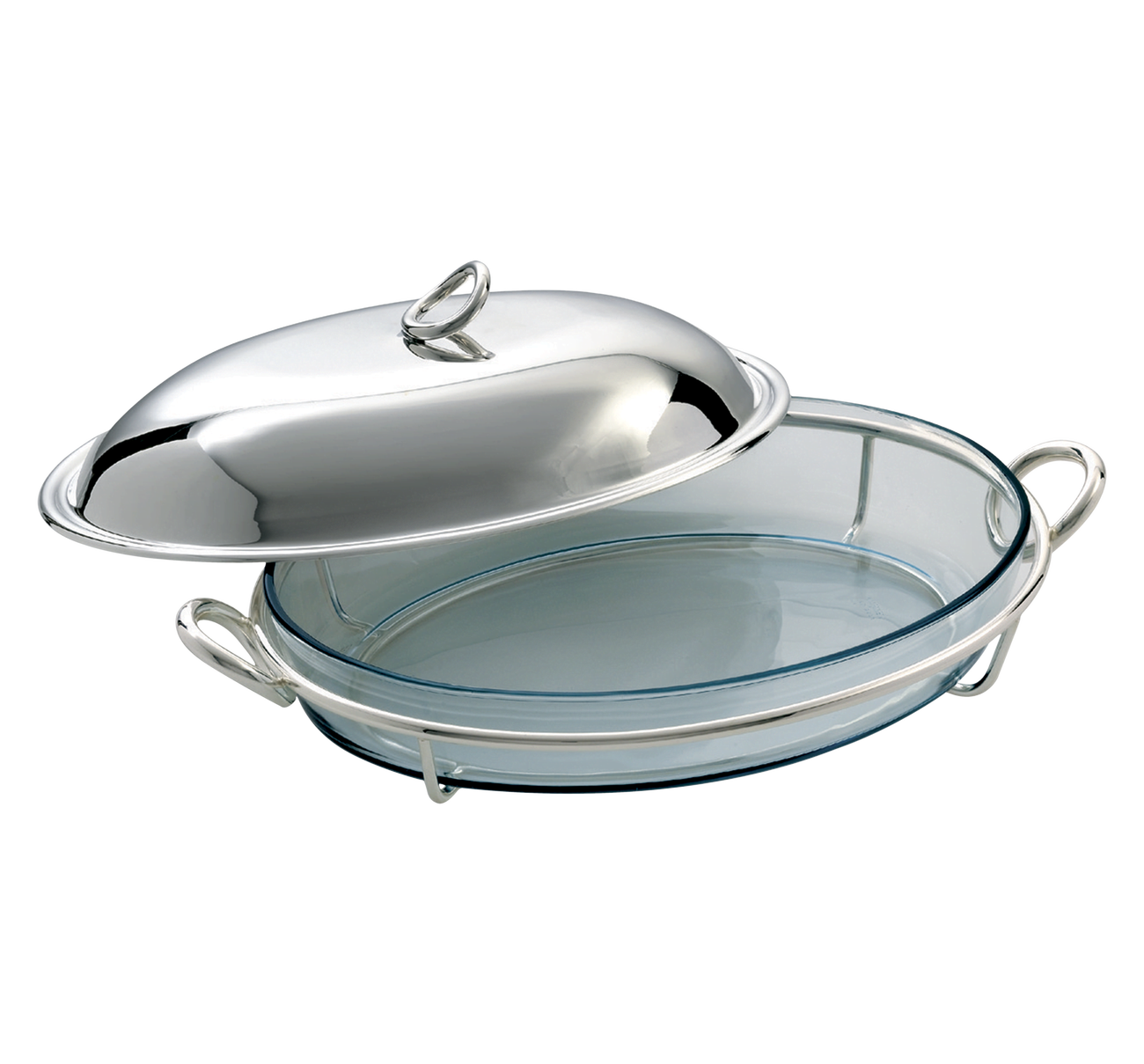 Vertigo Baking Dish Oval Silver Plated 35cm christofle vertigo baking dish oval silver plated 35cm