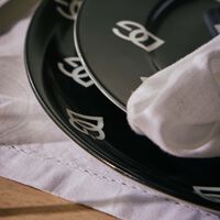 DG Logo Pizza Plate Round 32cm dolce gabbana casa dg logo pizza plate round 32cm