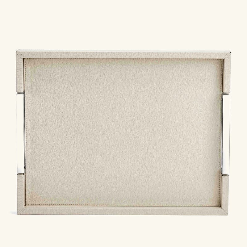 Victor Tray Rectangular Medium White giobagnara victor tray rectangular medium white