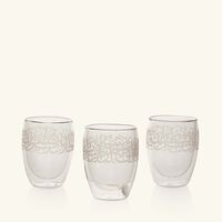 dimlaj thuluth short tumbler clear set of 3