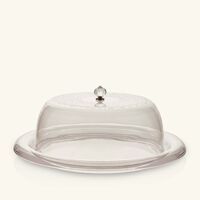 dimlaj thuluth serving platter with lid clear