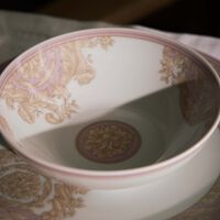 versace barocco rose children dinnerware gift set