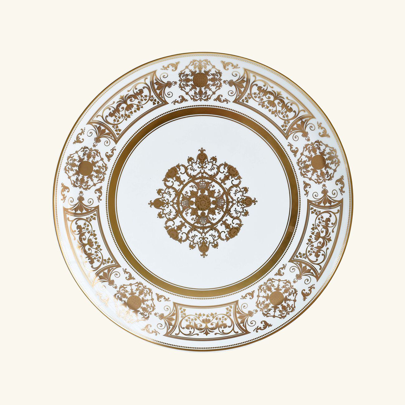 Aux Rois Tart Plate Gold 31cm bernardaud aux rois tart plate gold 31cm