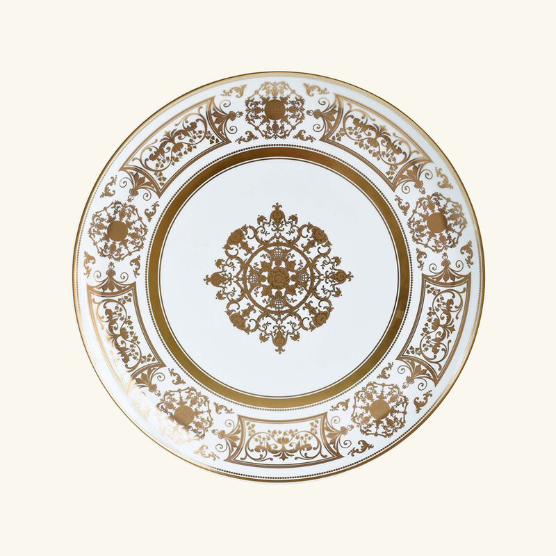 Aux Rois Tart Plate Gold 31cm bernardaud aux rois tart plate gold 31cm